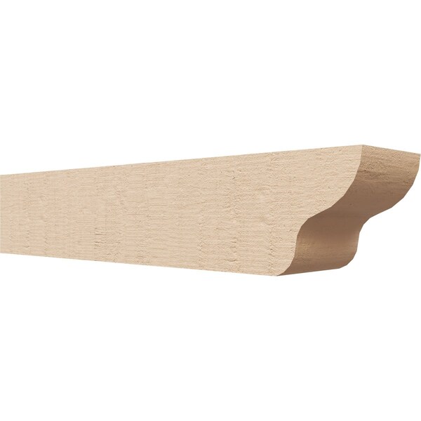 Ekena Millwork 4in. W x 4in. H x 20in. L Greensboro Woodgrain TimberThane Rafter Tail, Primed Tan RFTUR04X04X20GRNRCPR - main